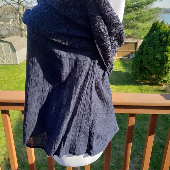 xx CALYPSO ST BARTH Sparkle Bling Cami Navy XS - Picture 8 of 10